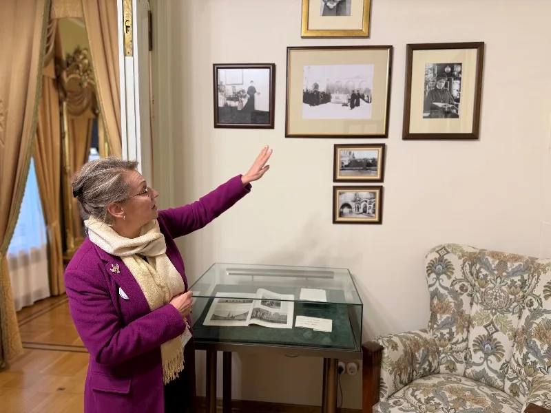 Алиса Гулария и Павел Карпухин посетили Марфо-Мариинскую обитель милосердия, основанную вторым председателем ИППО великой княгиней Елизаветой Фёдоровной